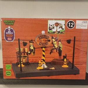 Lemax Spooky Town Zoomie Brooms Display